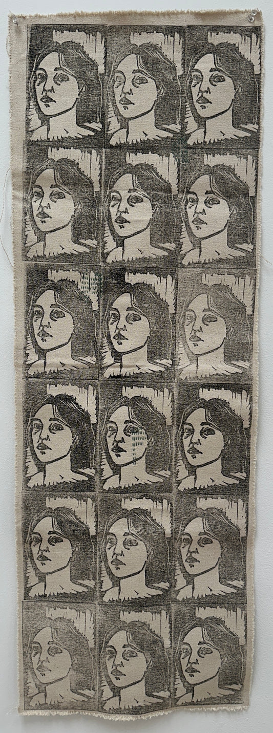 Portrait with Sewn Tears