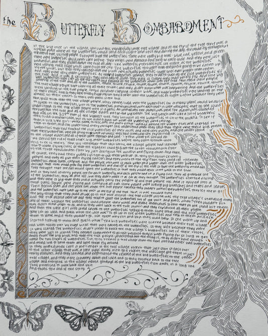 The Butterfly Bombardment—Illuminated